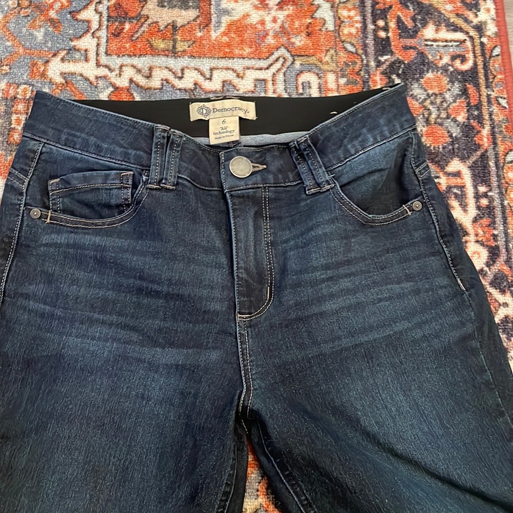 Democracy jeans Ab technology sz 6 itty bitty boot cut